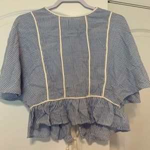 Seersucker float top